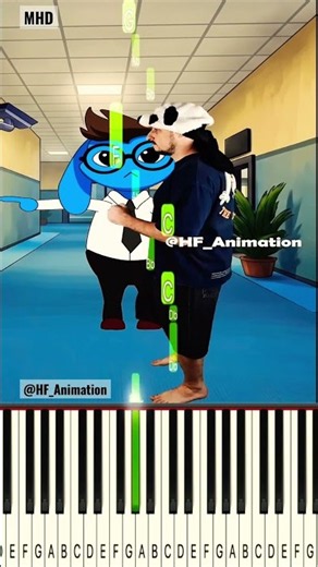 Bed Monster is Actually Cute?! 🥞 Animal Hospital Roblox ‪@HF_Animation‬ - Piano Tutorial