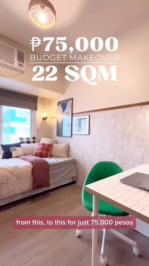 Cozy Dorm Condo Makeover for 75,000 Pesos