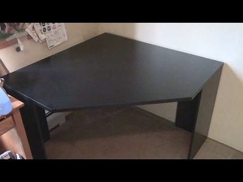 Bush Furniture Corner desk unboxing and setup!
