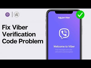 How To Fix Viber Verification Code Problem (2024)