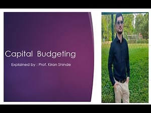 Introduction to Capital Budgeting