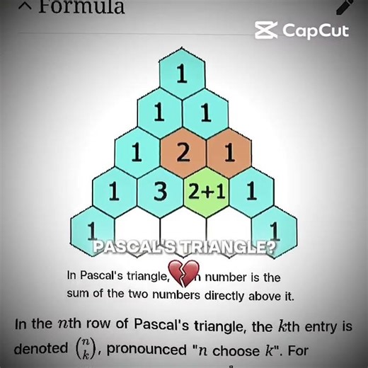 Pascal's triangle 📐