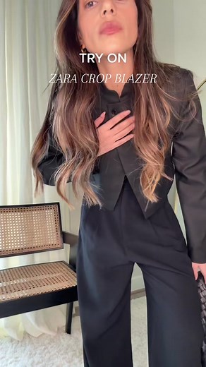 Stylish Zara Crop Blazer Try-On Haul