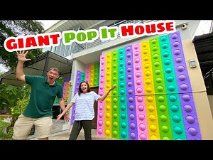 World's Largest Giant Pop It House DIY!
