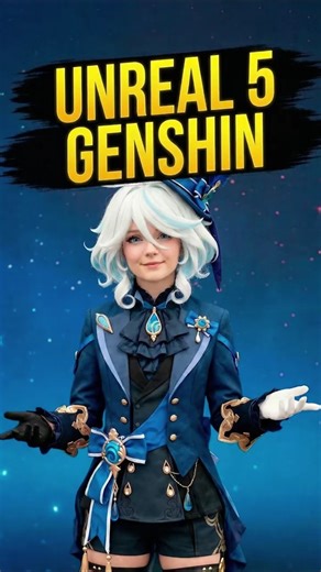 Ultra Graphics Genshin! Genshin Impact на Unreal Engine 5! ! genshin impact animation!