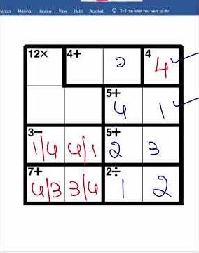 Ken Ken Puzzle - 4 × 4