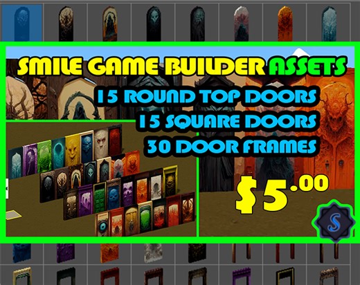 Smile Game Builder - Dark Door Pack by shizvayne