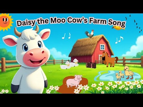 Daisy the Moo Cow’s Farm Song 🐮🌞 | Learn Animal Sounds & Sing Along for Kids