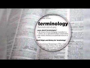 Introduction à la Terminologie