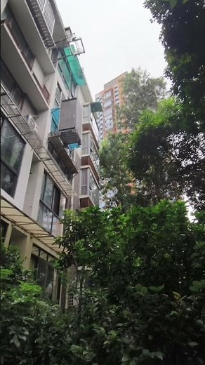 Outdoor Home Elevator | Unique Setup #shorts #construction