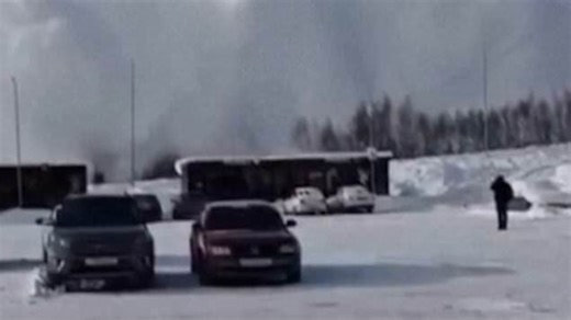 Artificial avalanche triggers huge snowfall in Russia