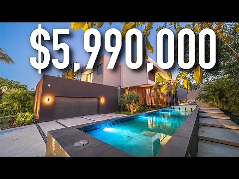 INSIDE A $5,990,000 MIAMI WATERFRONT MANSION | FOR SALE | FLORIDA LUXURY HOME TOURS