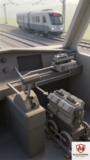 🚆🎚️ Driver ek lever se 1000 ton train kaise control karta hai?