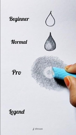 How to draw a water drop💧😱#art #drawing #tutorial #shorts #youtubeshorts