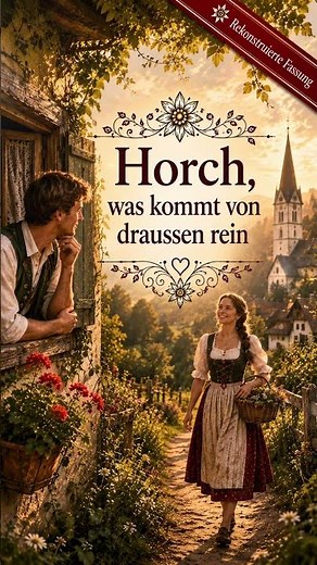 Horch, was kommt von draußen rein – Altes Volkslied über Liebesleid