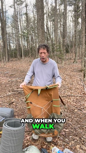 Silent, Lightweight Canvas Backpack: Ultimate Hiking Gear #shorts