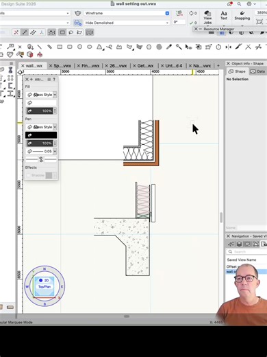 Wall Placement Courses teach tools, we teach projects. Bridge the gap to Vectorworks implementation: https://www.skool.com/vectorworks-training/about Book one-on-one training with Jonathan: https://calendar.app.google/3rxK1Dzz8xRW6AYM8#vectorworkstutor #vectorworks