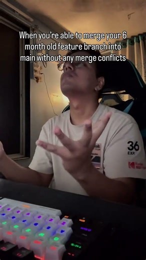 ZERO merge conflicts in a perfect world #tech #programming #coding #developer #funny #ai