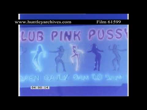 Miami Strip Club, 1980's. Archive film 61599
