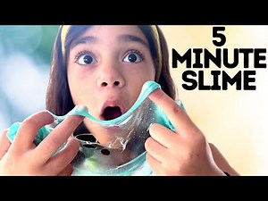 How to Make Slime in 5 Minutes | 2 Ingredient Slime