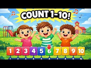 Number Line Song for Kids | Counting Forward & Backward | Fun Math Song for Preschool & Kindergarten