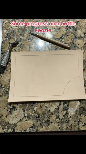 Custom Leather Koozie Creation Process