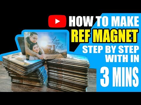 HOW TO MAKE REF MAGNET STEP BY STEP │WITH IN 3 MINS │DIY REF MAGNET