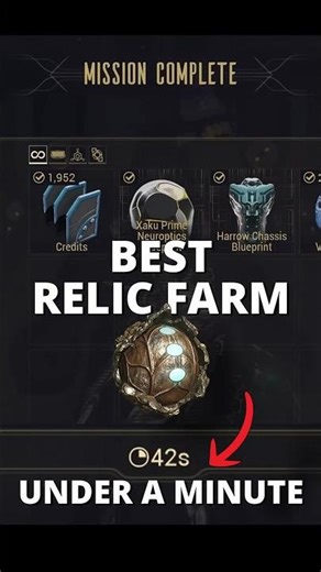 The FASTEST method to FARM PLATINUM with RELICS #warframe #warframeguide #tennocreate