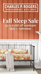 Fall into savings with our Sleep Sale. Get $200 to $1000 off on beds, daybeds, and mattresses. | Charles P. Rogers Beds | Facebook