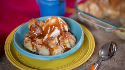 Krispy Kreme Bread Pudding With Butter Bourbon Sauce