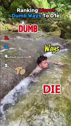 Ranking Worst Dumb Ways To D1e