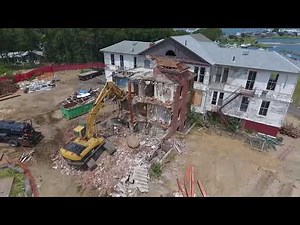 1938 Brick Building Demolition Timelapse