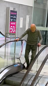 Helping Grandpa On The Escalator | Pretty Makeup