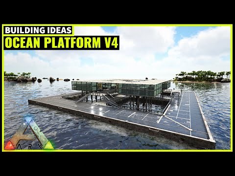 HOW TO BUILD AN OCEAN PLATFORM PVE BASE V4 | ARK SURVIVAL