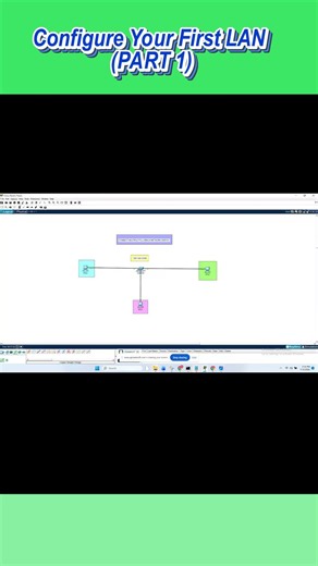 How to Build You Fist LAN in Cisco Packet Tracer | PART 1 #ccna #packettracer #cisco