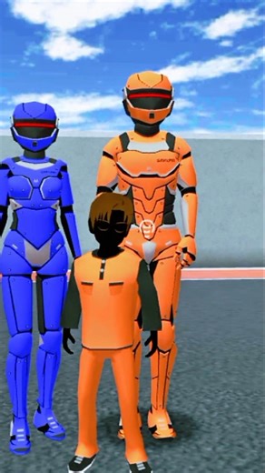 Yuta dance with crazy Robots at harbor #shorts #shortvideo #viral 💃👾🕺😱