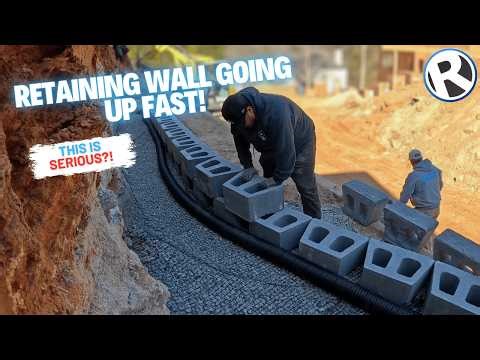 How to Build a Retaining Wall | Belgard Block, Geogrid & Gravel