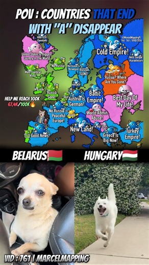 POV : Countries That End With "A" Disappear #mapping #map #shorts #popular #fyp