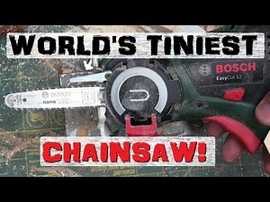 BOLTR: Bosch Mini Chainsaw | KID SIZED DANGER!