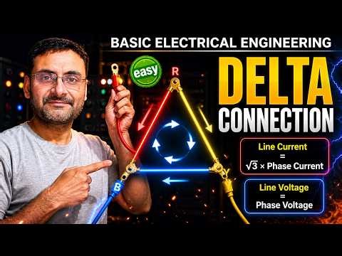 3 Phase Delta Connection | Basic Electrical Engineering | JEE | NEET |GATE | UPSC | Electronics |BSc