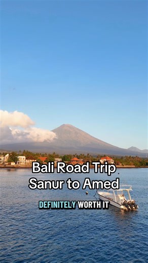 Day 2 of our Bali road trip to Amed and it was packed with little adventures! We started the morning early with sunrise coffees and drone flights over the coastline, then enjoyed pancakes and fresh fruit at our villa. Chad and I hired a scooter for the day (about $15) and stopped for a morning coffee on the way into town. After a quick supplies run, we headed back to the villa to try turtle spotting with the drone — no luck, but so much fun! Lunch was at Warung Enak in Amed (a great local spot f