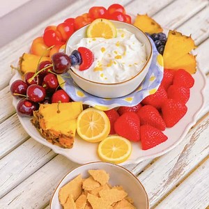 Southern Lemon Fruit Dip - Easy Recipe by The Soul Food Pot