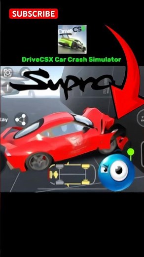 Supra Crash Test 🤯 Car Parking Multiplayer 🆚 DriveCSX #youtubeshorts