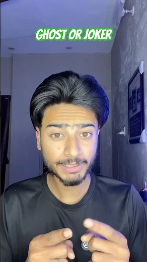 whats you want to see in your room Ghost or Joker💀Comment in 5 seconds😱