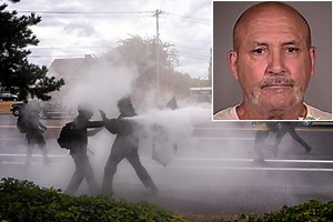 Shots fired as people take cover in Portland during clashes between Proud Boys and Antifa protesters