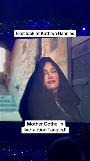 First look at Kathryn Hahn as Mother Gothel in live-action Tangled!