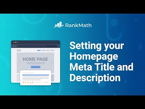 How to Change Your Homepage's Meta Title and Description - Rank Math SEO