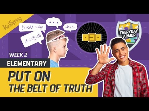 Put On The Belt Of Truth | Everyday Armor 2026 | Elementary Week 2