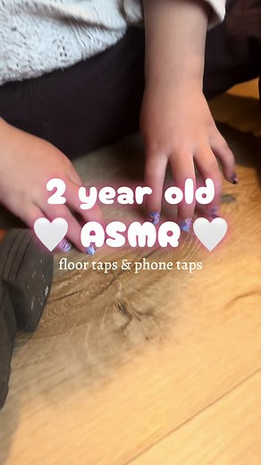 2-Year-Old ASMR: Floor & Phone Tapping Triggers
