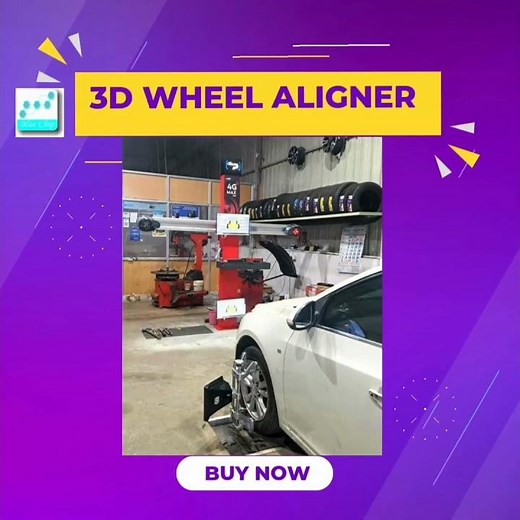 Wheel Alignment Machine Installation 🌟3d Wheel Alignment, 4g max pro